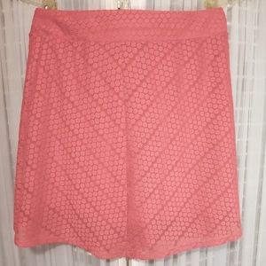 New Directions coral womens mini skirt XL.
